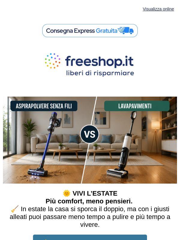 🧹 In estate la casa si sporca il doppio?
