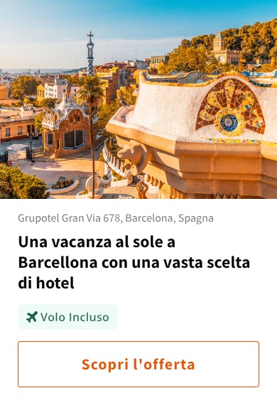 Una vacanza al sole a Barcellona con una vasta scelta di hotel