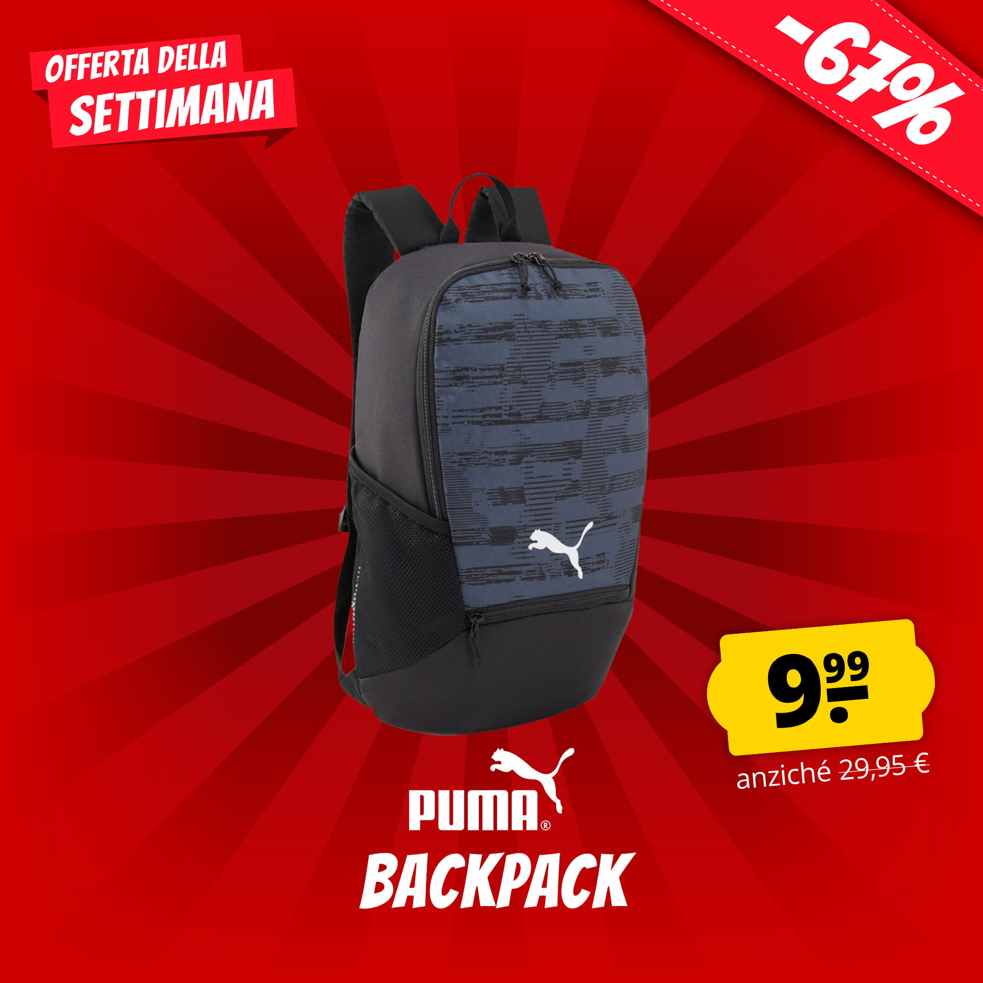 puma individualrise backpack unisex zaino