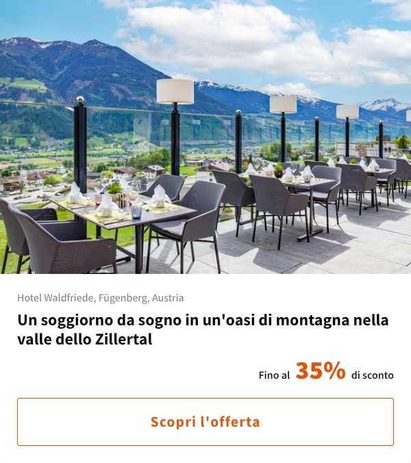 Un soggiorno da sogno in un'oasi di montagna nella valle dello Zillertal