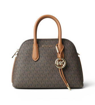 Borsa Freddie media con catena marrone