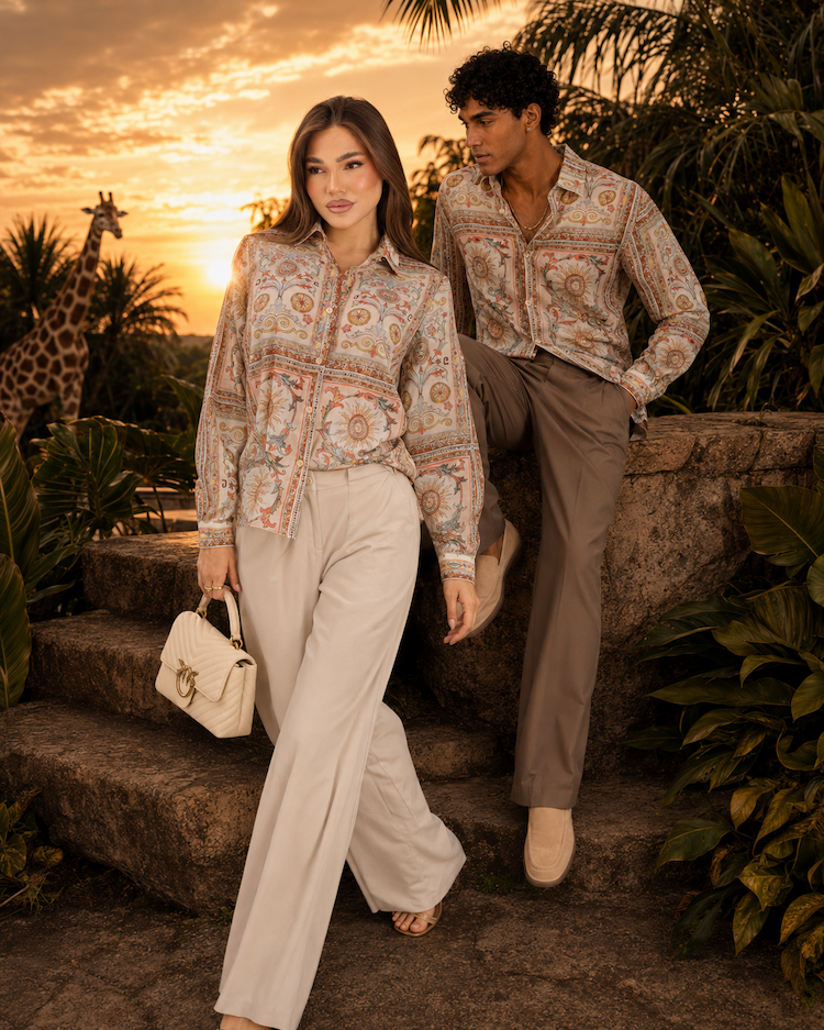 JUST CAVALLI Camicia a manica lunga