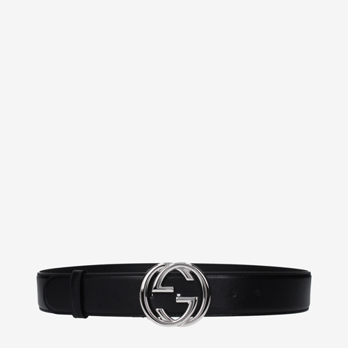 Gucci Belts Men Leather Black