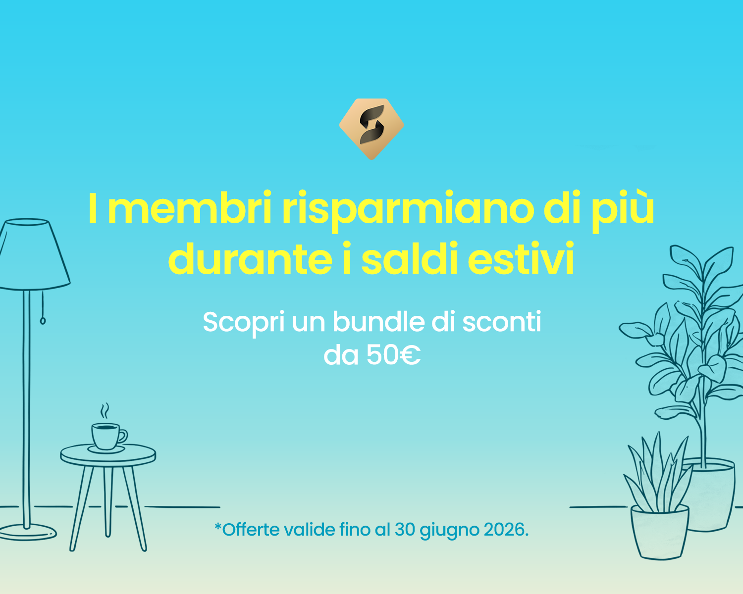 14% di sconto su tutto