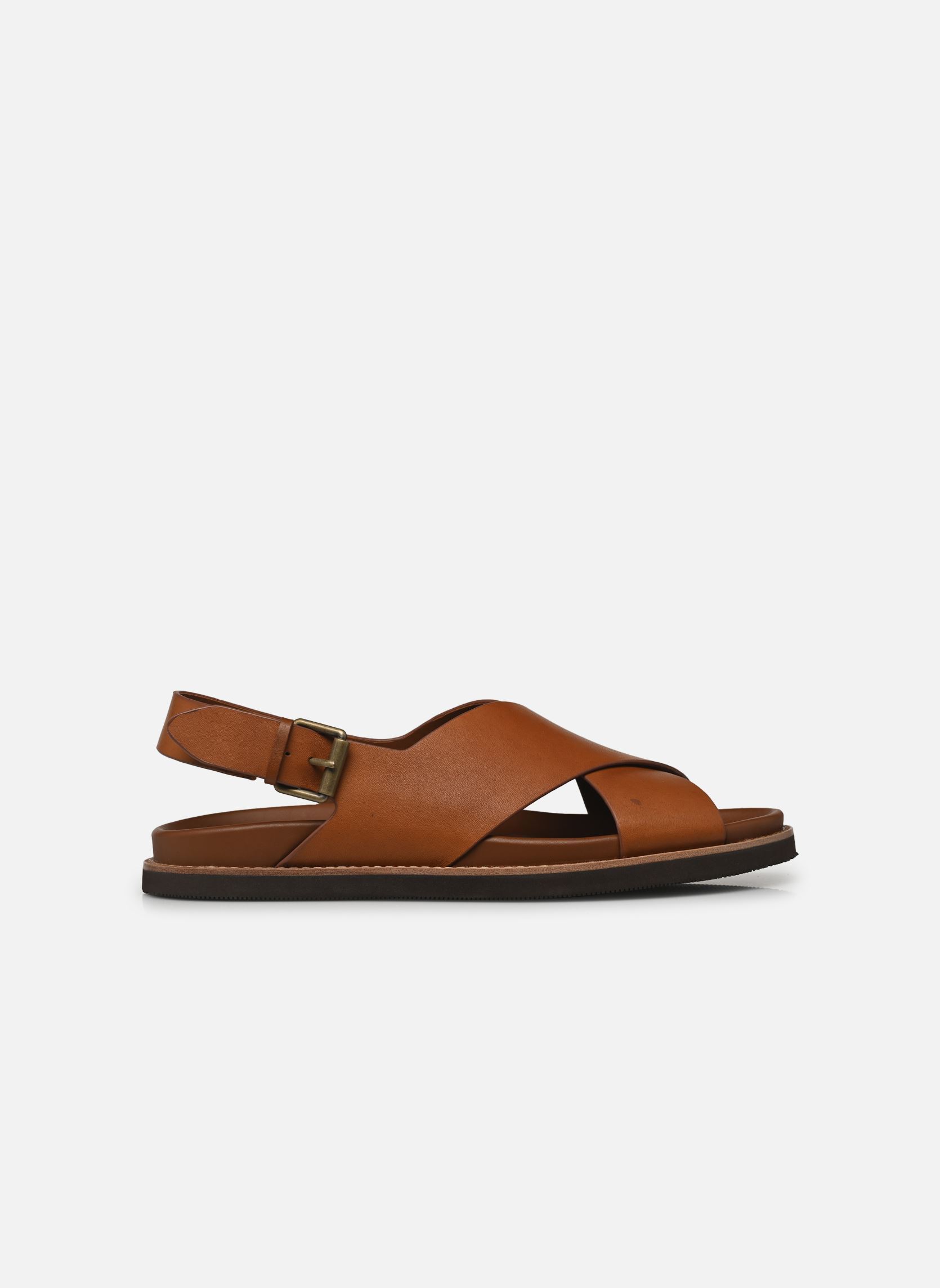 Polo Ralph Lauren Sandales et mules ZANE-SANDALS-FLAT SANDAL homme marron