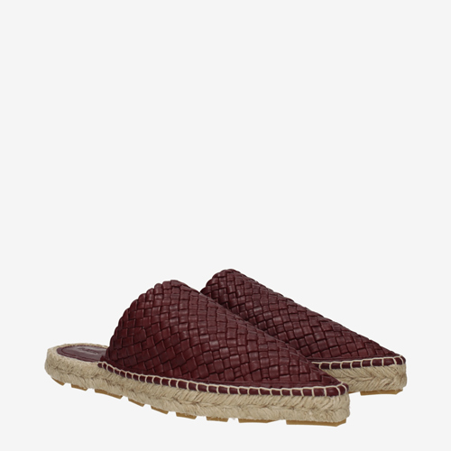 Bottega Veneta Slippers and Clogs Women Leather Brown/Merlot