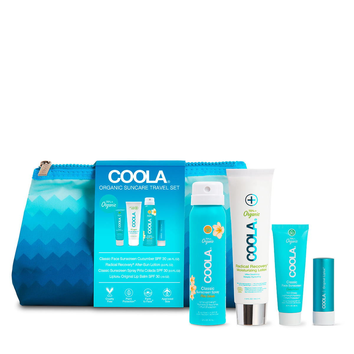 Organic Suncare Travel Set