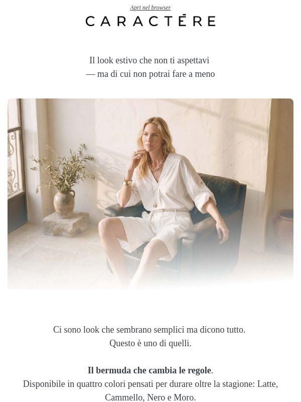 Il look estivo che non ti aspettavi.