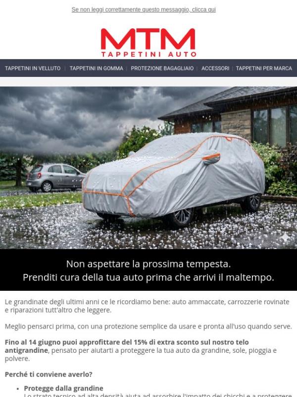 ⛈️Telo Antigrandine per auto. 15% di Extra Sconto.
