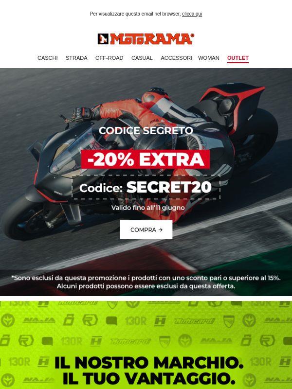 -20% con il codice SECRET20 🤫