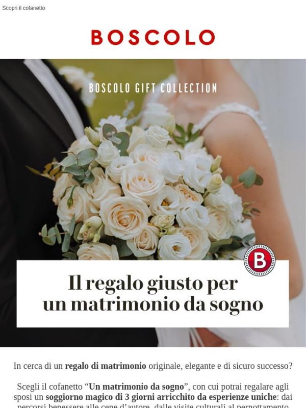 Il regalo per un matrimonio da sogno