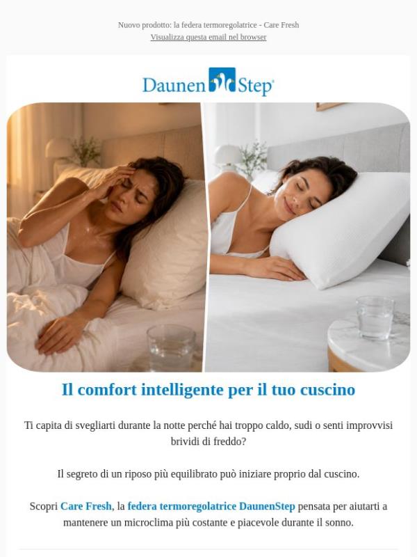 Dormire meglio in ogni stagione? Inizia dal cuscino
