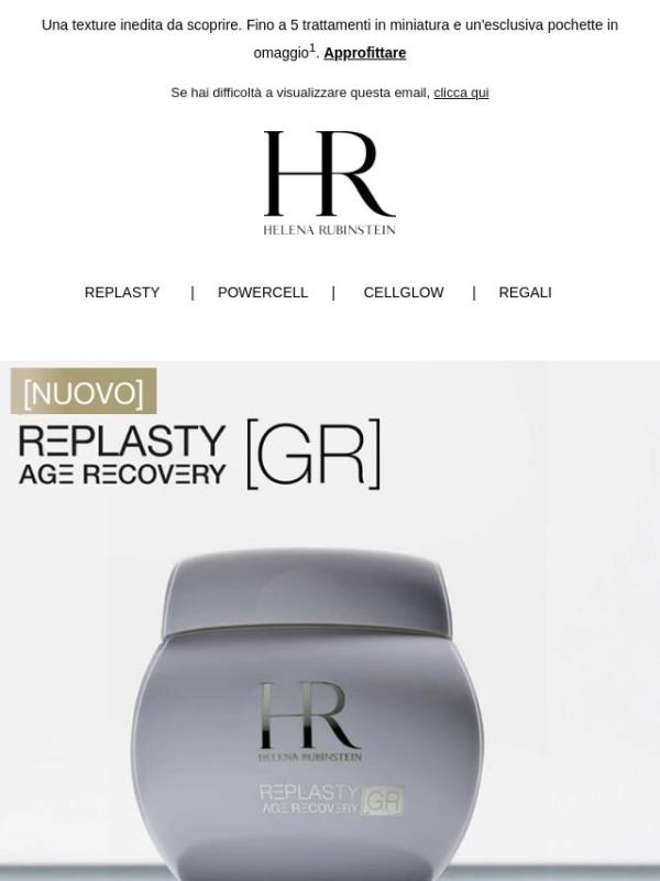 Nuova crema Replasty Age Recovery Day [GR]: l'effetto benda reinventato