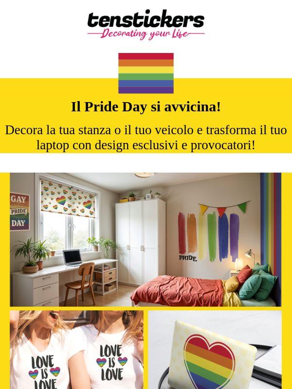 Decora la tua casa con il Pride! Festeggia la Giornata Internazionale LGBT+! Il Pride Day si avvicina!