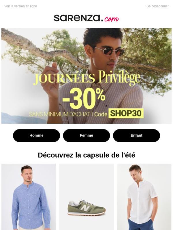 🔥 Dernières heures à -30% sans minimum d'achat !