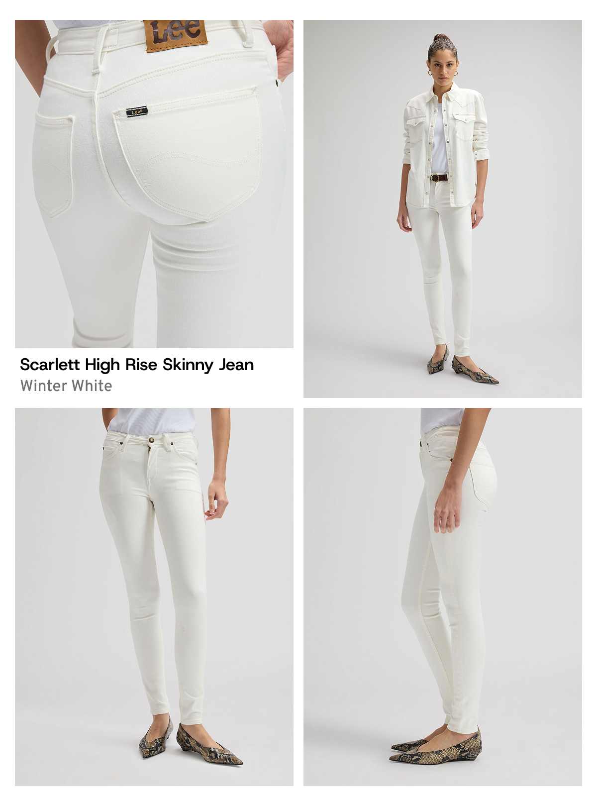 Scarlett High Rise Skinny Jean - Winter White