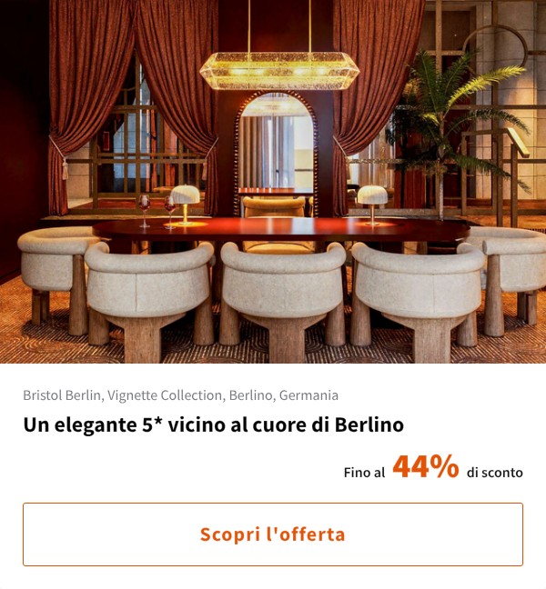 Un elegante 5* vicino al cuore di Berlino