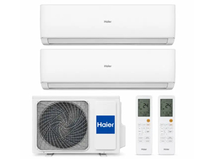 Haier Dual Split KIT H2U18MAAOUT + 2x AS35SBBHRA-MW Climatizzatore Inverter WiFi 12000+12000 BTU A++