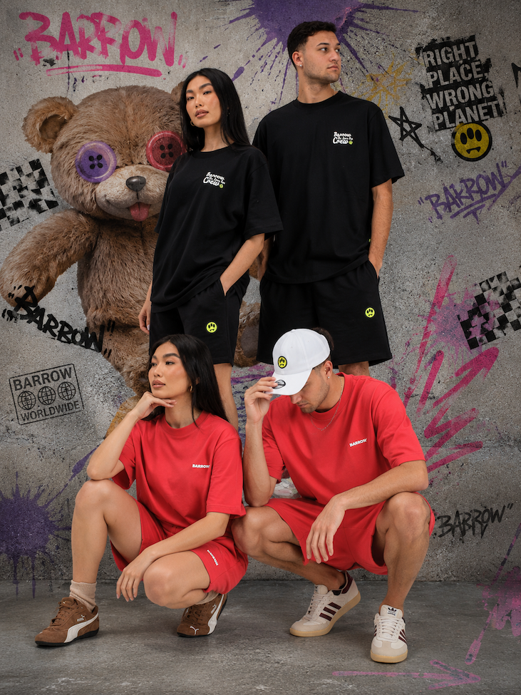 BARROW T-shirt a manica corta nera