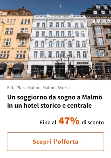 Un soggiorno da sogno a Malmö in un hotel storico e centrale