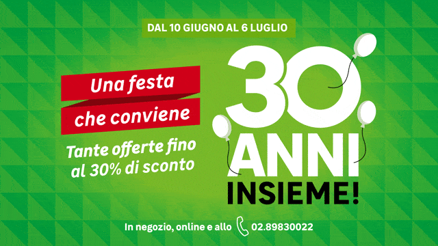 Una festa che conviene. Tante offerte fino al 30% di sconto
