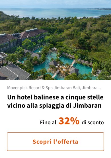 Un hotel balinese a cinque stelle vicino alla spiaggia di Jimbaran