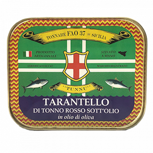 Tarantello di Tonno Rosso sott'olio in olio di oliva 330g