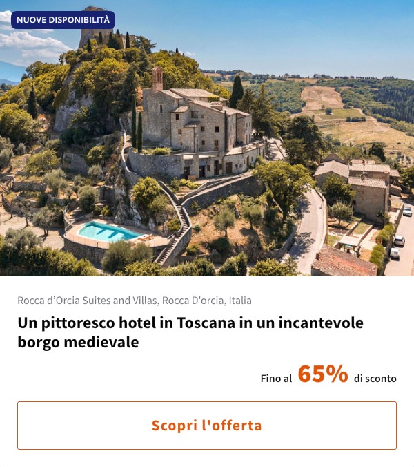 Un pittoresco hotel in Toscana in un incantevole borgo medievale