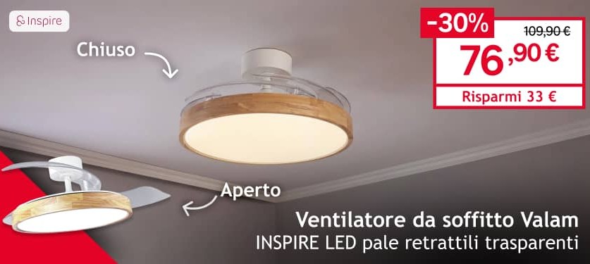 Ventilatore da soffitto Valam 76,90 &euro;