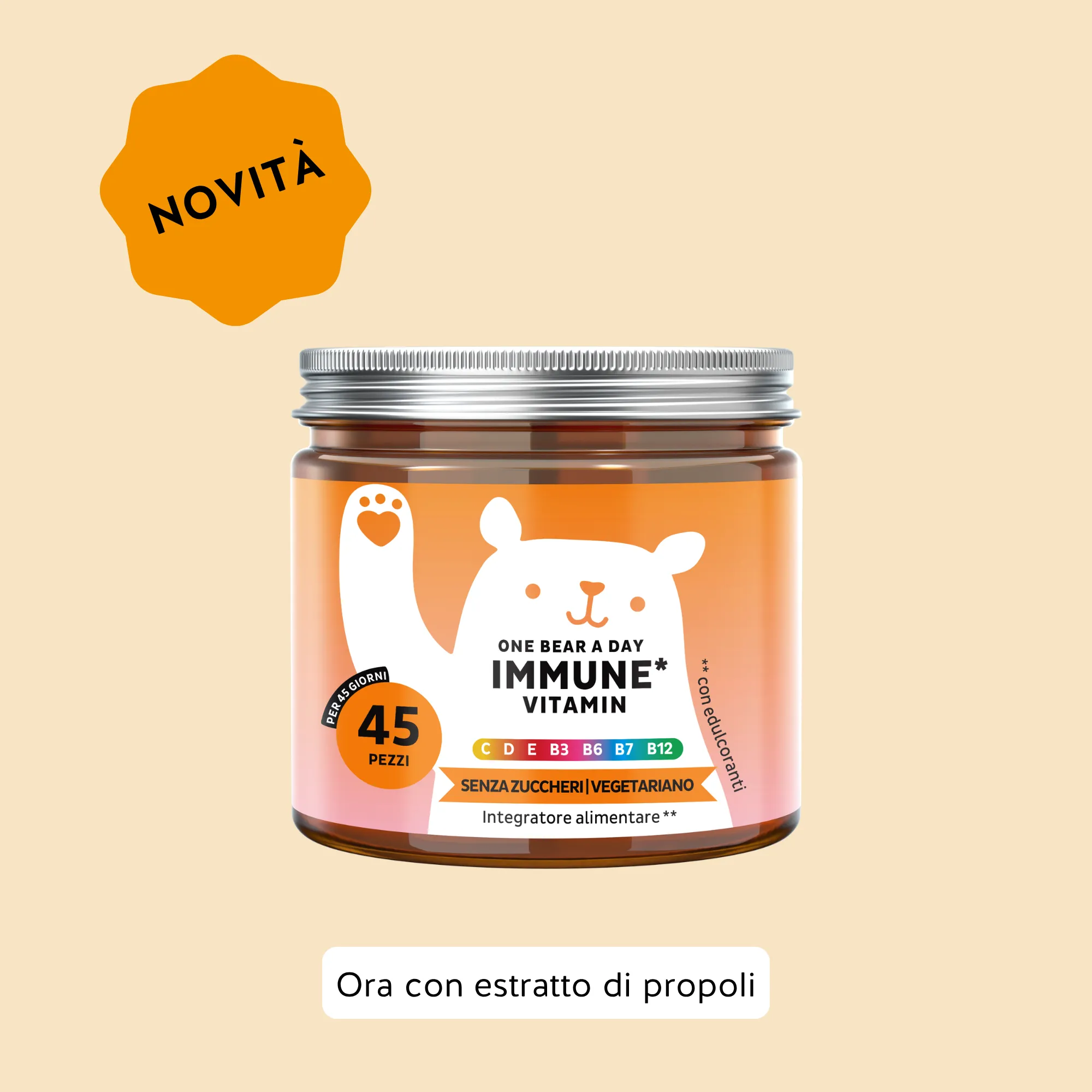 Image of One Bear a Day Immune* Vitamin