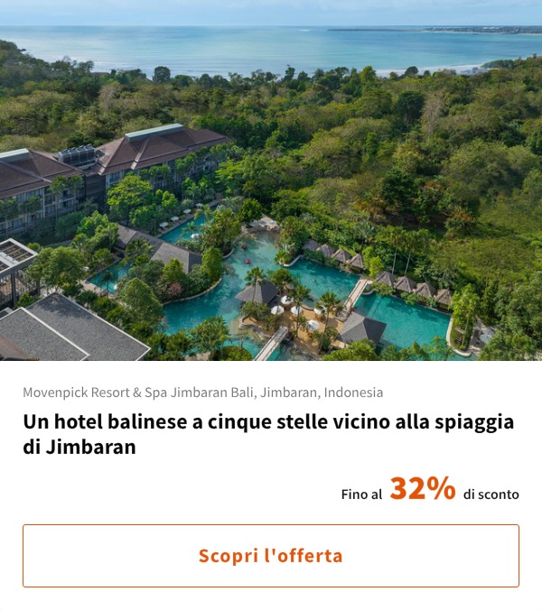 Un hotel balinese a cinque stelle vicino alla spiaggia di Jimbaran