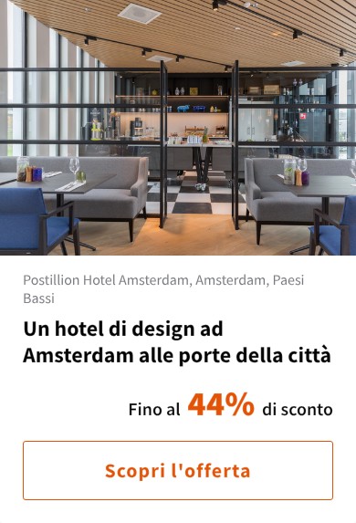 Un hotel di design ad Amsterdam alle porte della città