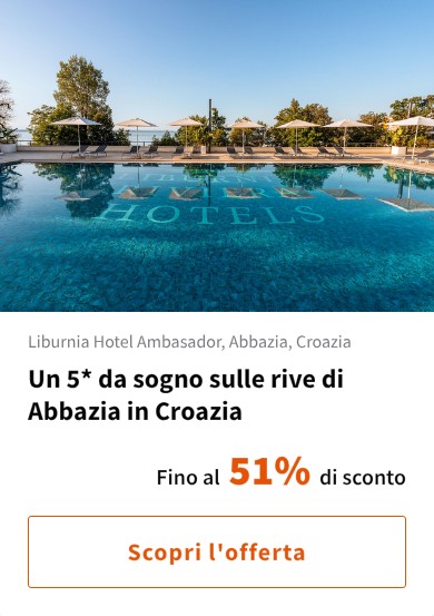 Un 5* da sogno sulle rive di Abbazia in Croazia