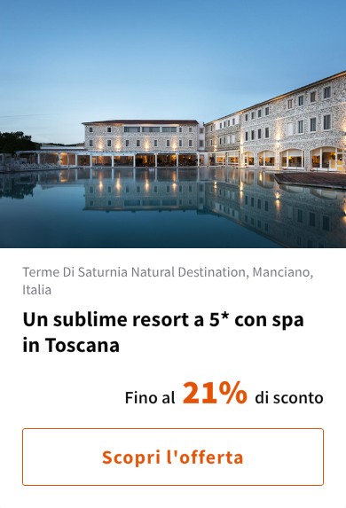 Un sublime resort a 5* con spa in Toscana