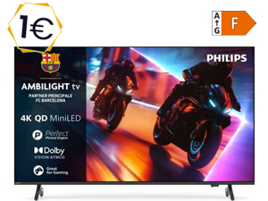 Philips Ambilight TV 55MLED920 4K QD MiniLED 139cm 55" Smart TV Dolby Vision and Dolby Atmos Titan OS