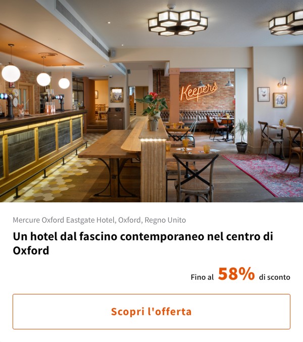Un hotel dal fascino contemporaneo nel centro di Oxford