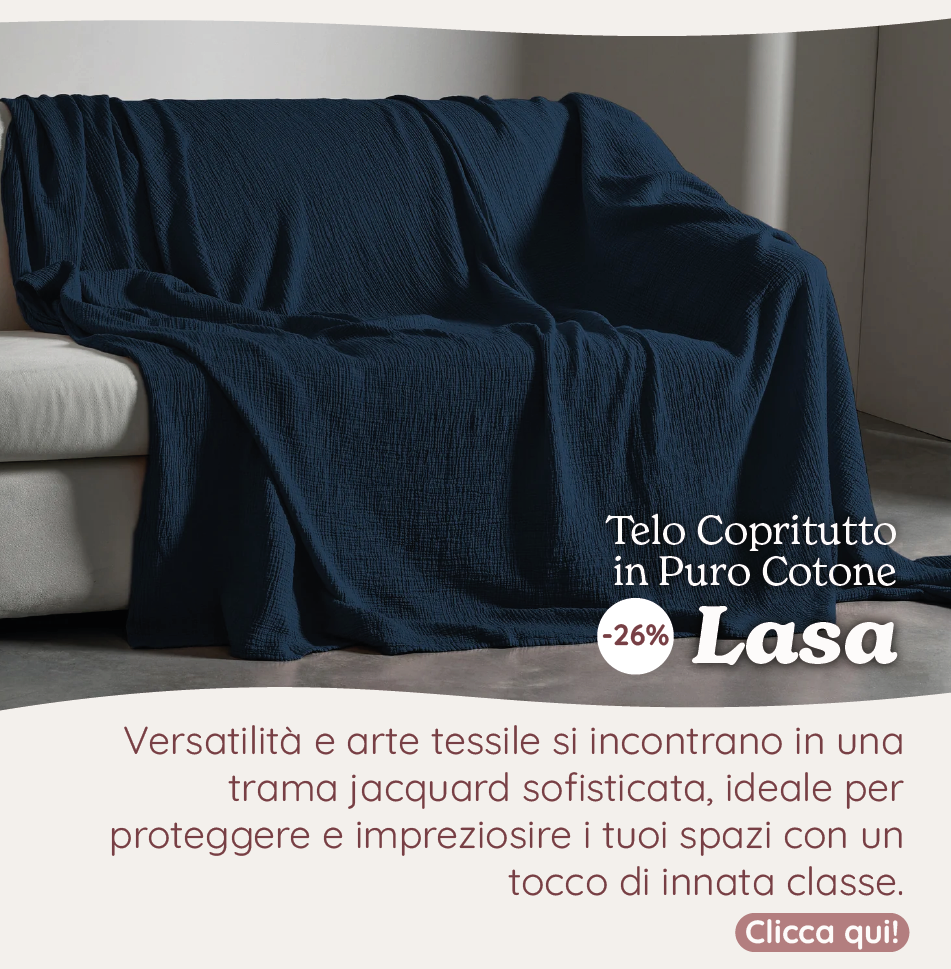 Telo Copritutto in Puro Cotone no Stiro - Lasa