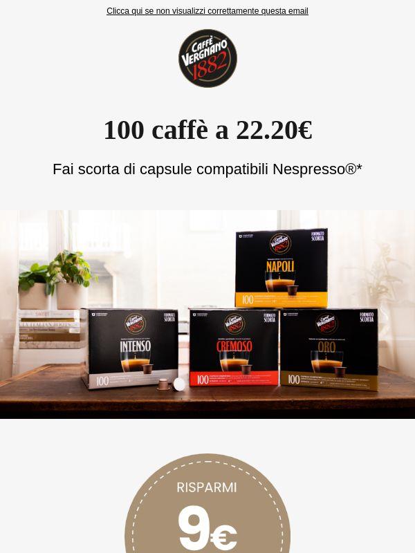 ☕ Ultimo giorno: 100 Caffè a 22,20€