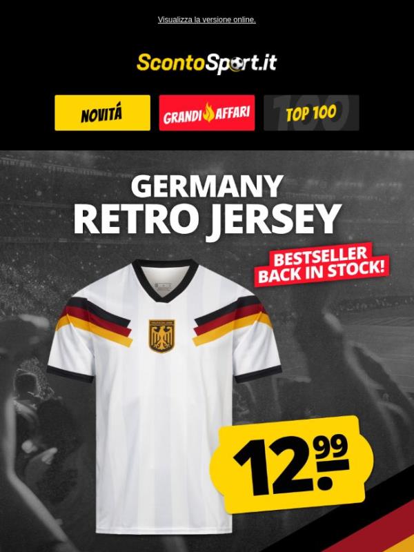 ⚽ Maglia Retro Germania a soli 12,99 €