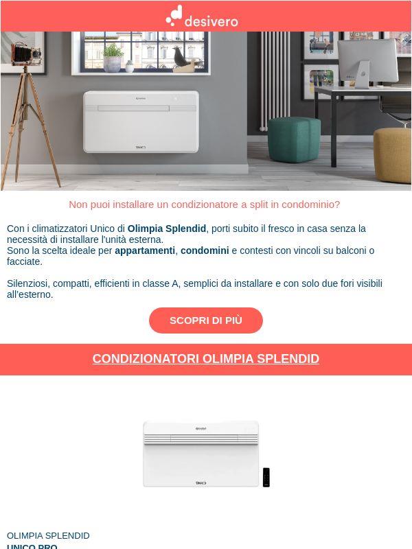 Olimpia Splendid: il climatizzatore ideale senza unità esterna