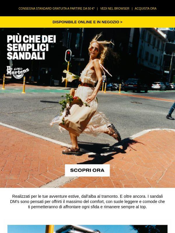 Sandali che non si fermano mai