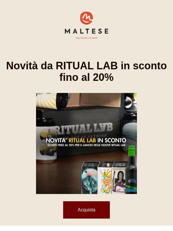 Scopri le novità da Ritual Lab, tante nuove proposte ti aspettano