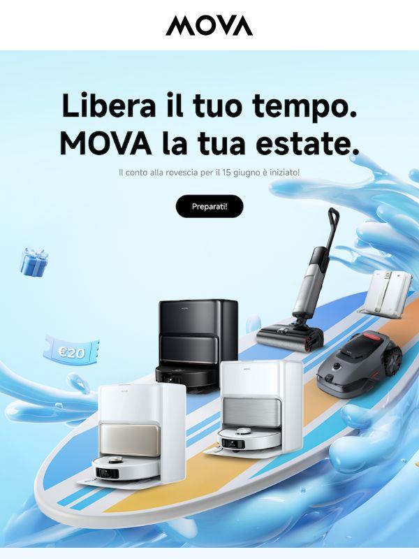 🤫 Psst... I saldi del MOVA Prime Day stanno per iniziare!
