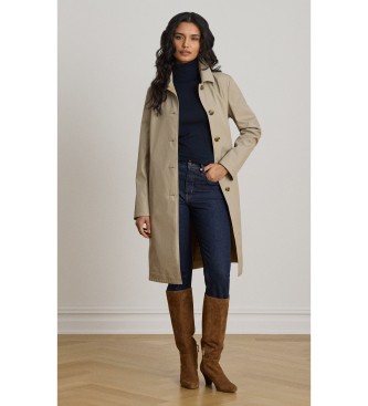 Cappotto scozzese reversibile a quadri marrone