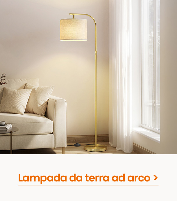 lampada da terra ad arco