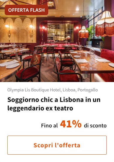 Soggiorno chic a Lisbona in un leggendario ex teatro