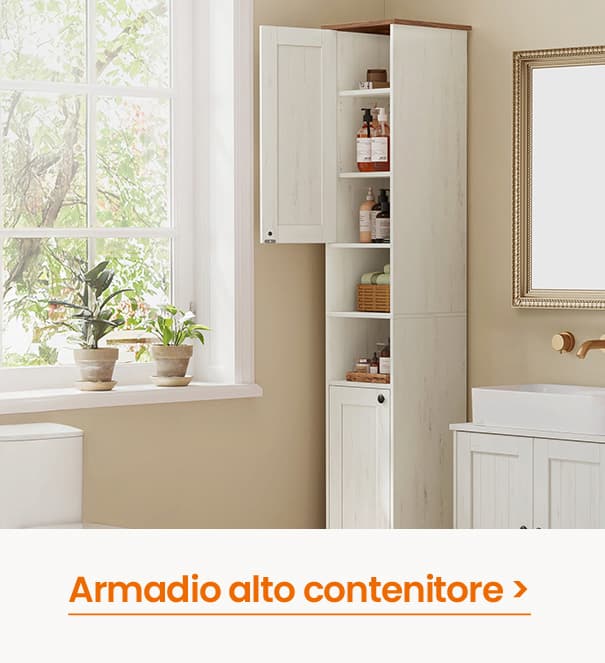 armadio alto contenitore