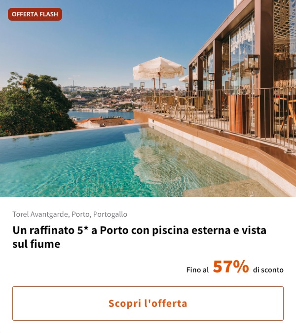 Un raffinato 5* a Porto con piscina esterna e vista sul fiume