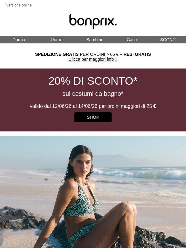 -20% sui costumi da bagno 🌸