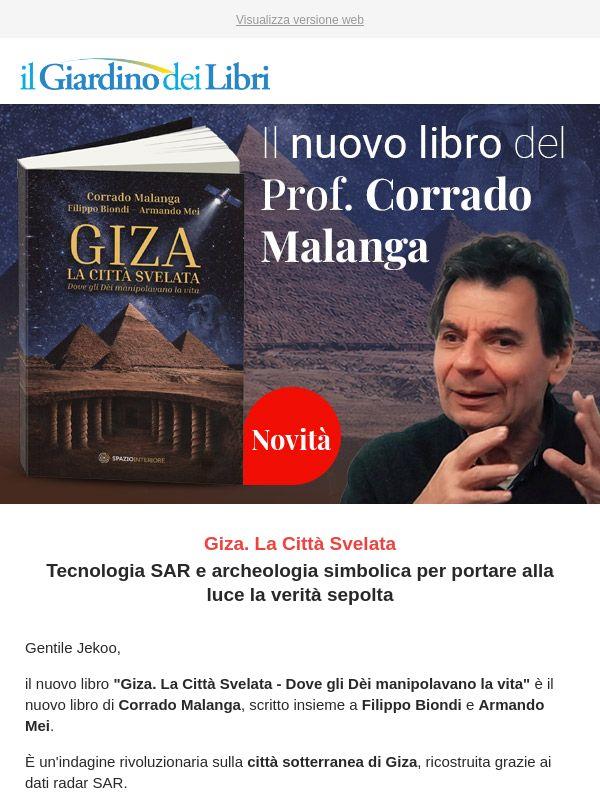 ⚡ Il nuovo libro di Corrado Malanga su Giza: città sotterranea e radar SAR